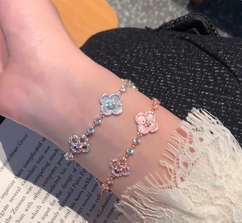 Diamond Clover Bracelet (95% OFF TODAY)
