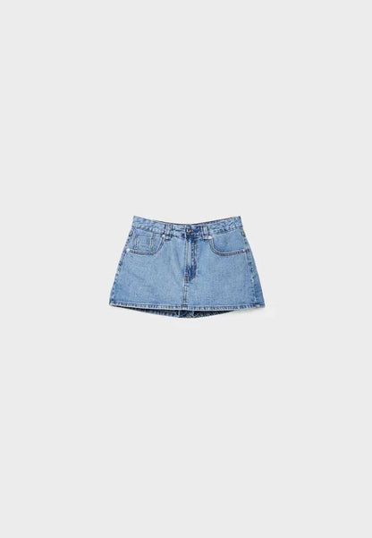 DENIM SKORT