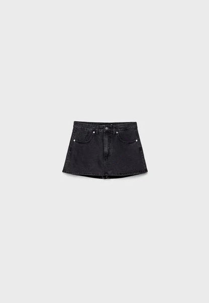 DENIM SKORT