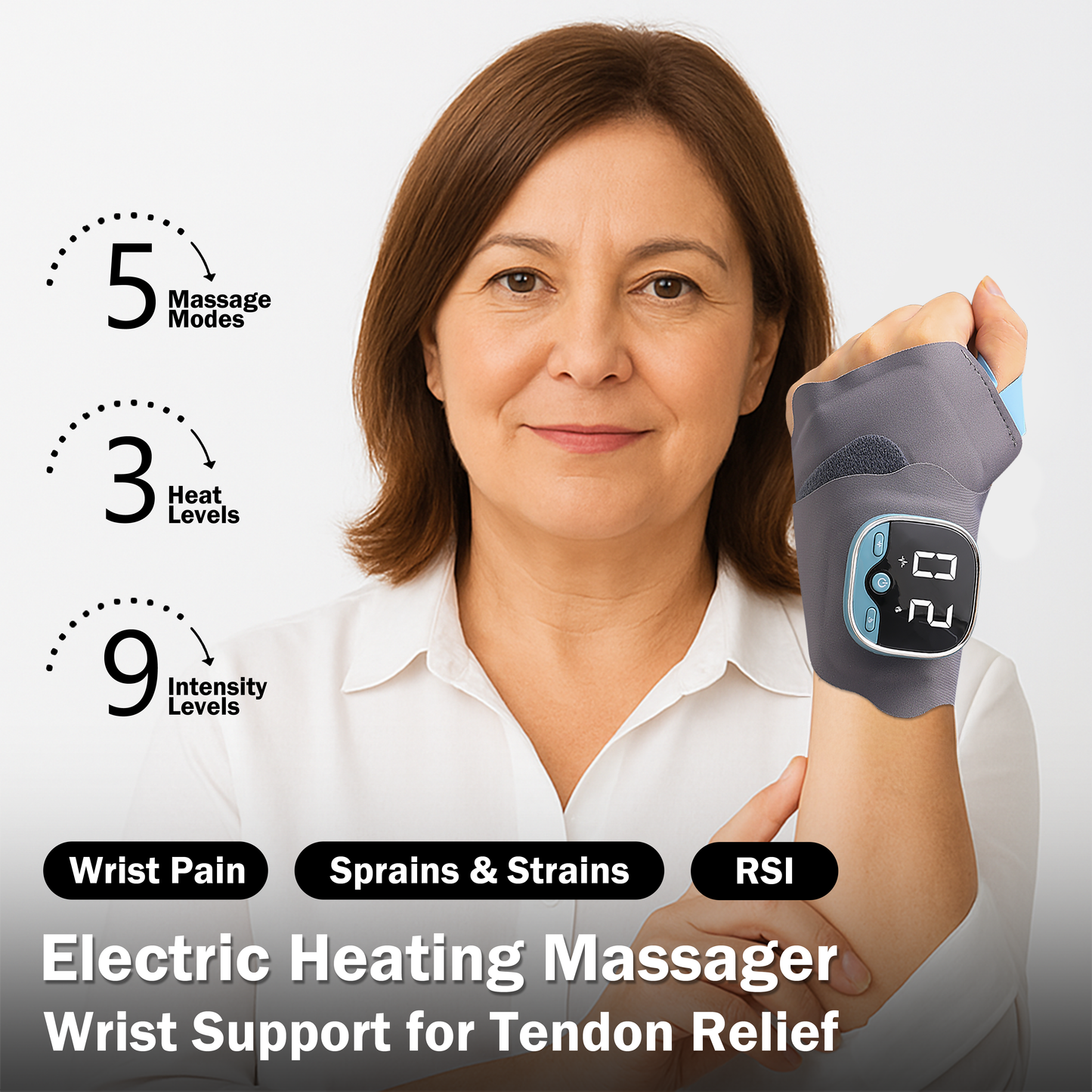 CarpalRelief™ Heated Wrist Wrap
