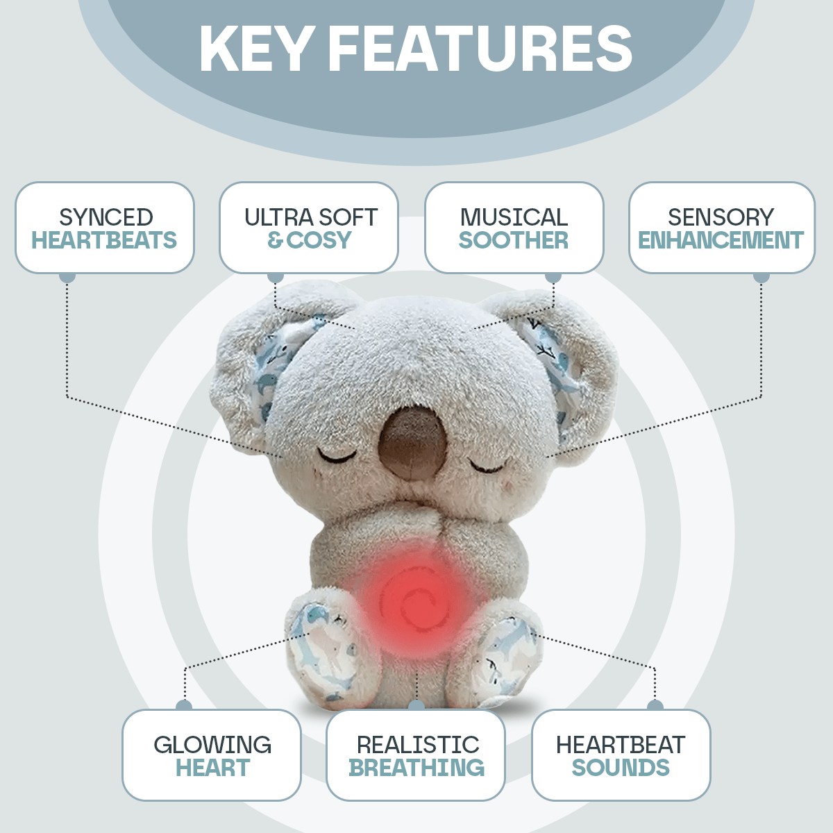 CalmiNest™ - Breathing Comfort Plush