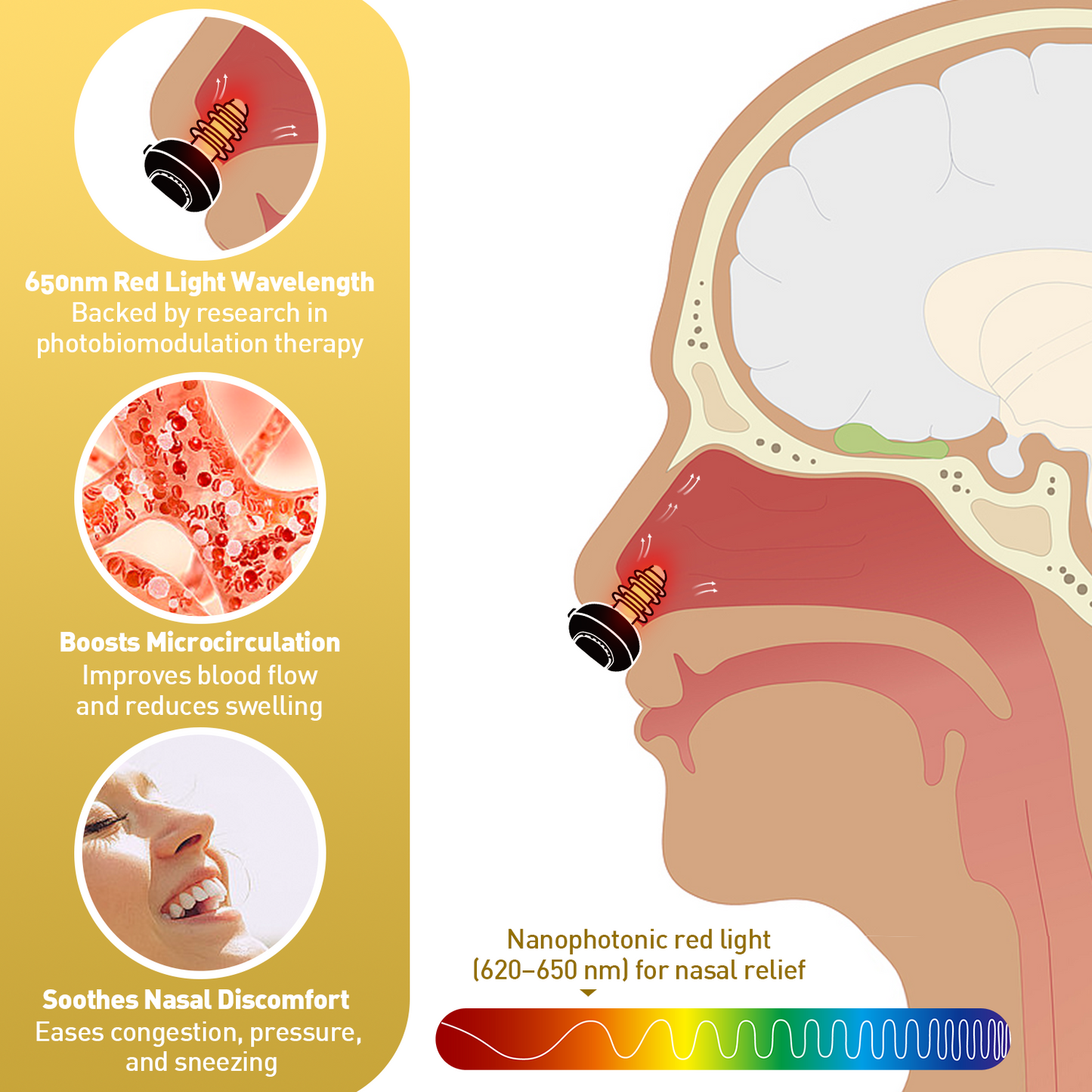 NasoGlow™ - Red Light Nasal Therapy