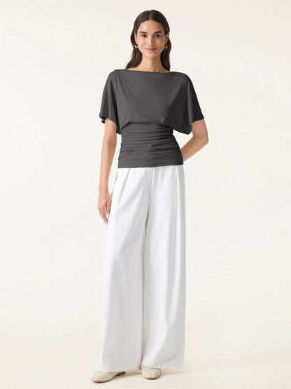 The Sienna Ruched Drape Top