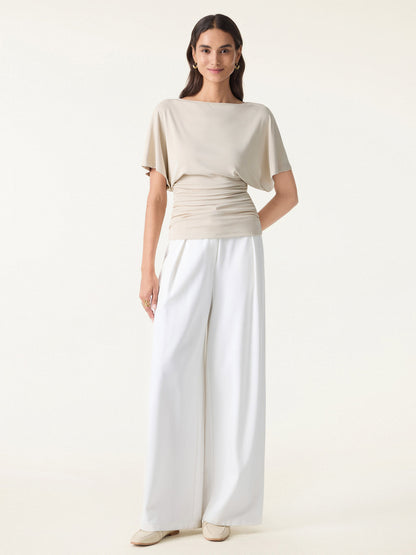 The Sienna Ruched Drape Top