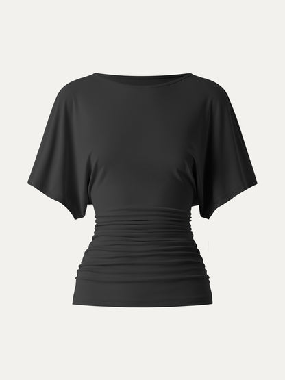 The Sienna Ruched Drape Top