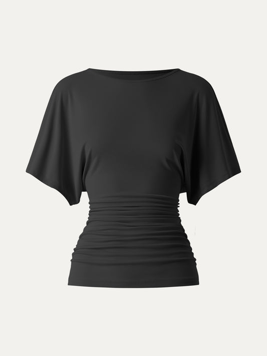 The Sienna Ruched Drape Top