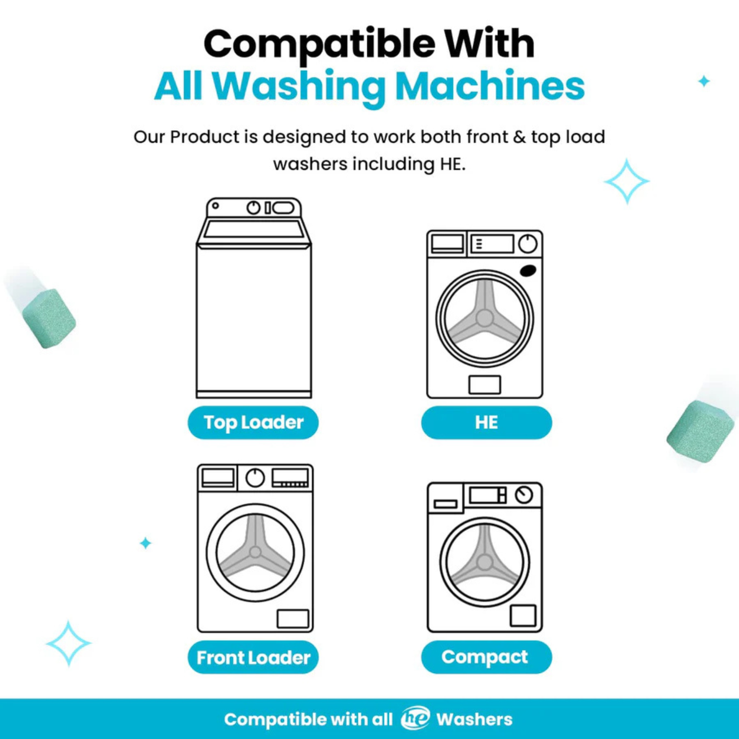 PetPure™ - Washing Machine Cleaner Tablets
