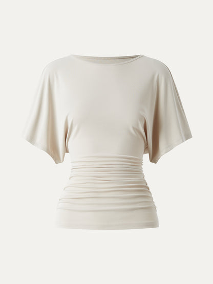 The Sienna Ruched Drape Top