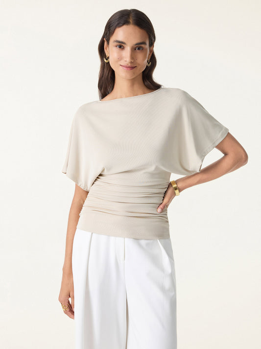 The Sienna Ruched Drape Top