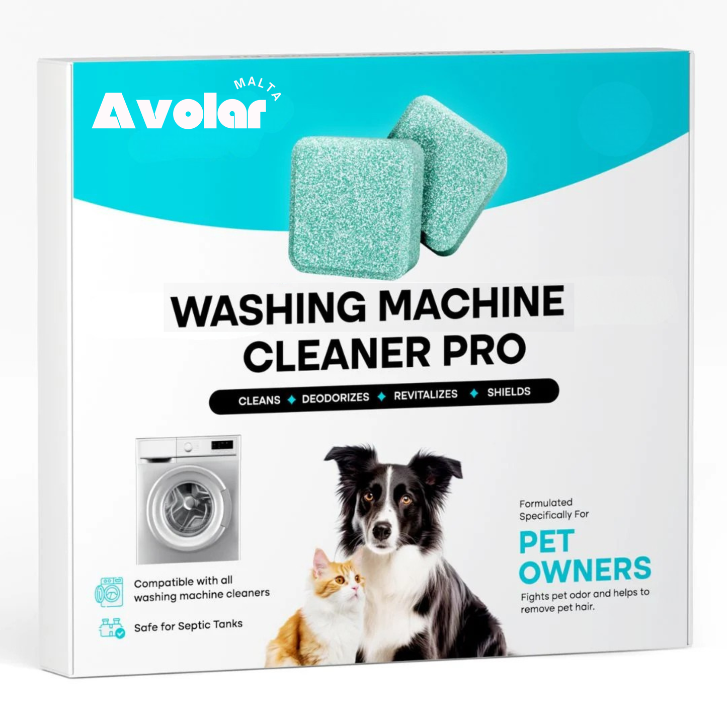 PetPure™ - Washing Machine Cleaner Tablets
