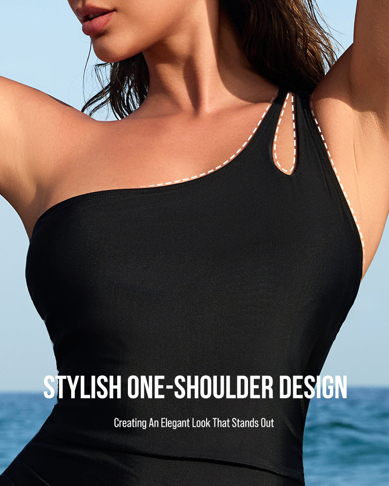 SnatchWave™ One Shoulder Swimsuit