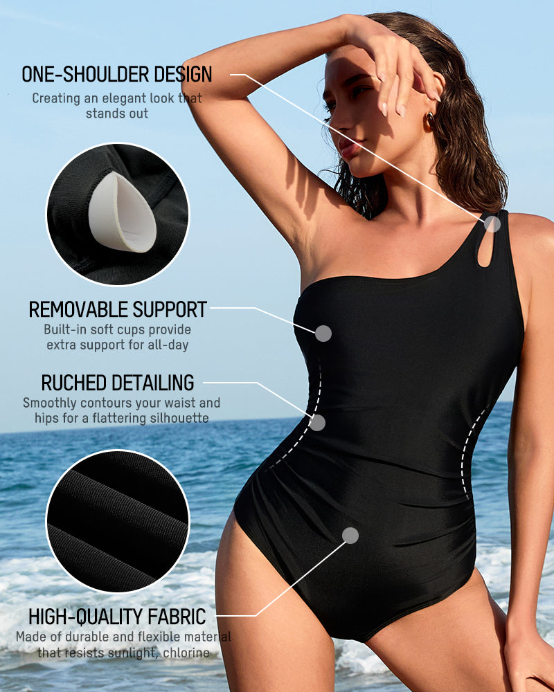 SnatchWave™ One Shoulder Swimsuit