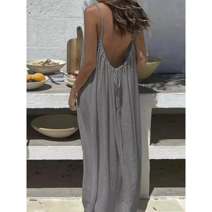 BareBackFlow™ Maxi Dress