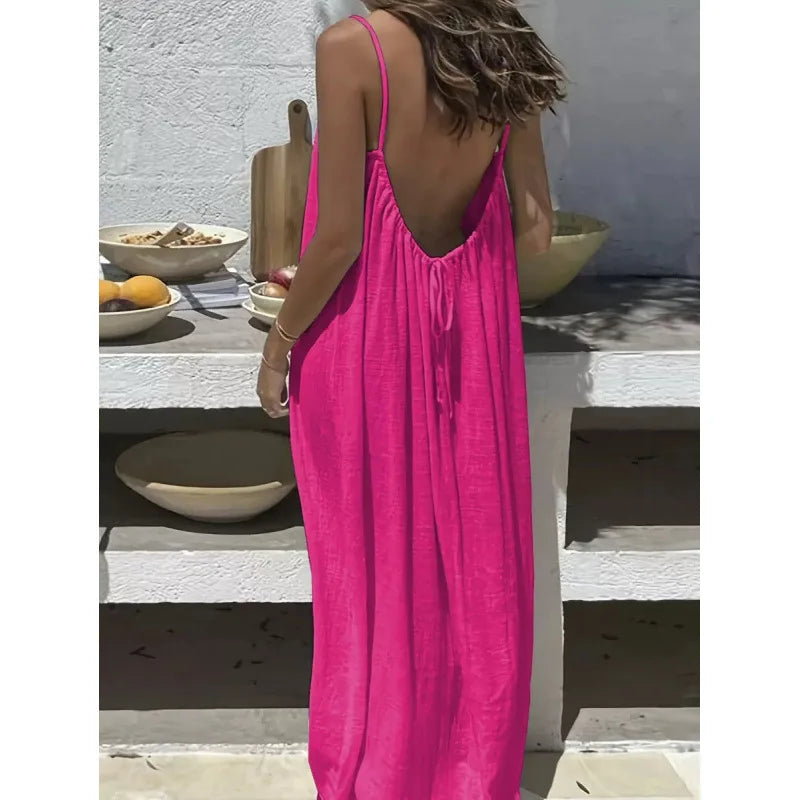 BareBackFlow™ Maxi Dress