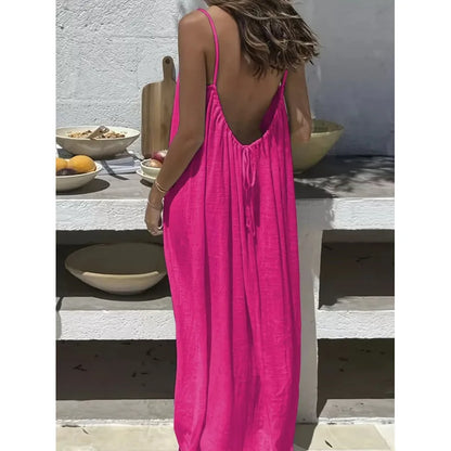 BareBackFlow™ Maxi Dress