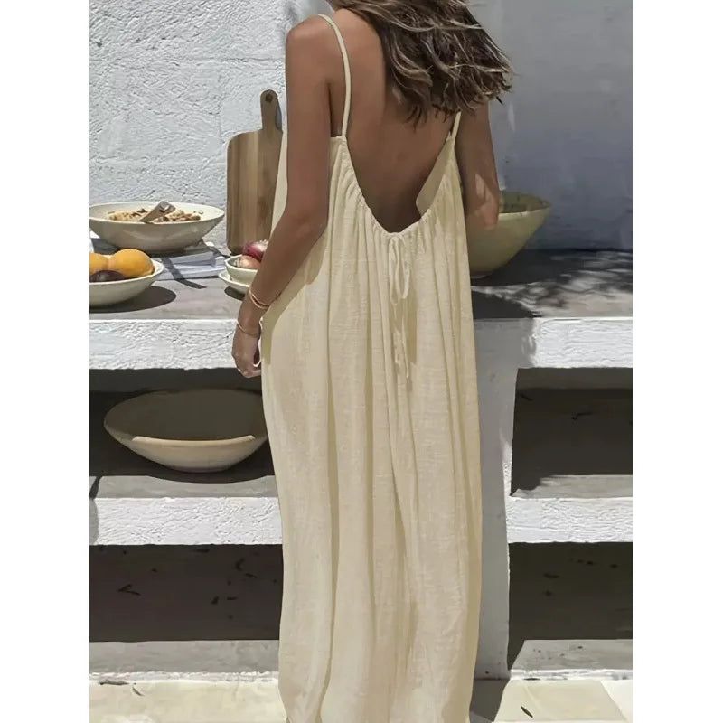 BareBackFlow™ Maxi Dress