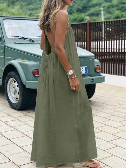 BareBackFlow™ Maxi Dress