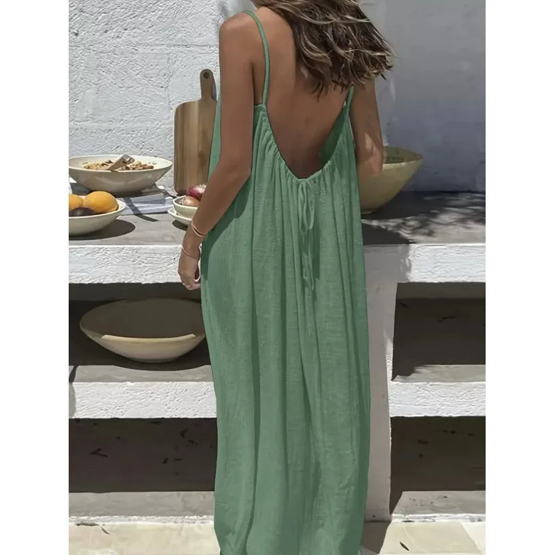 BareBackFlow™ Maxi Dress