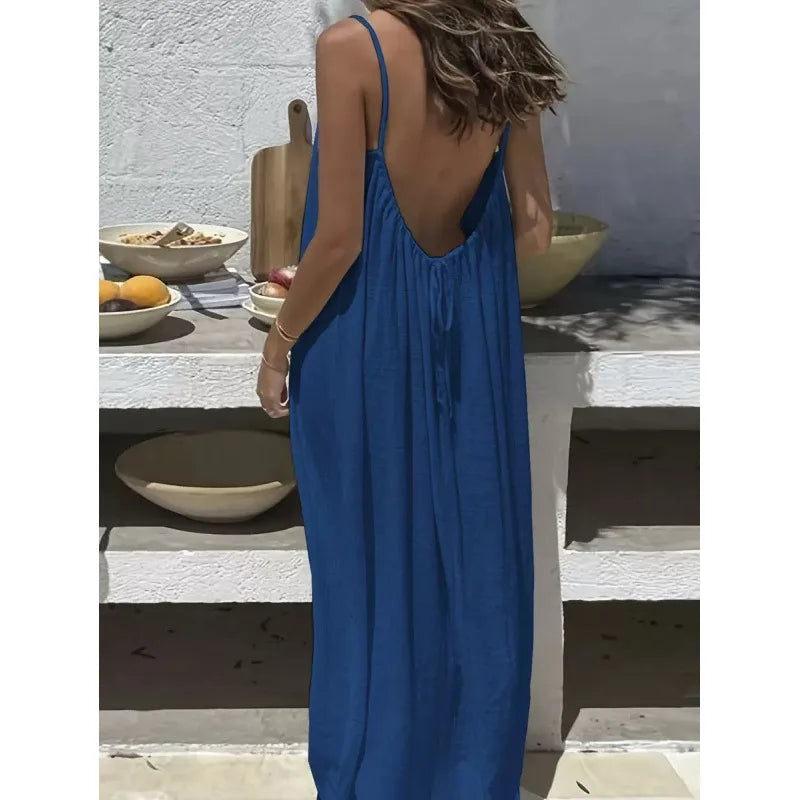 BareBackFlow™ Maxi Dress