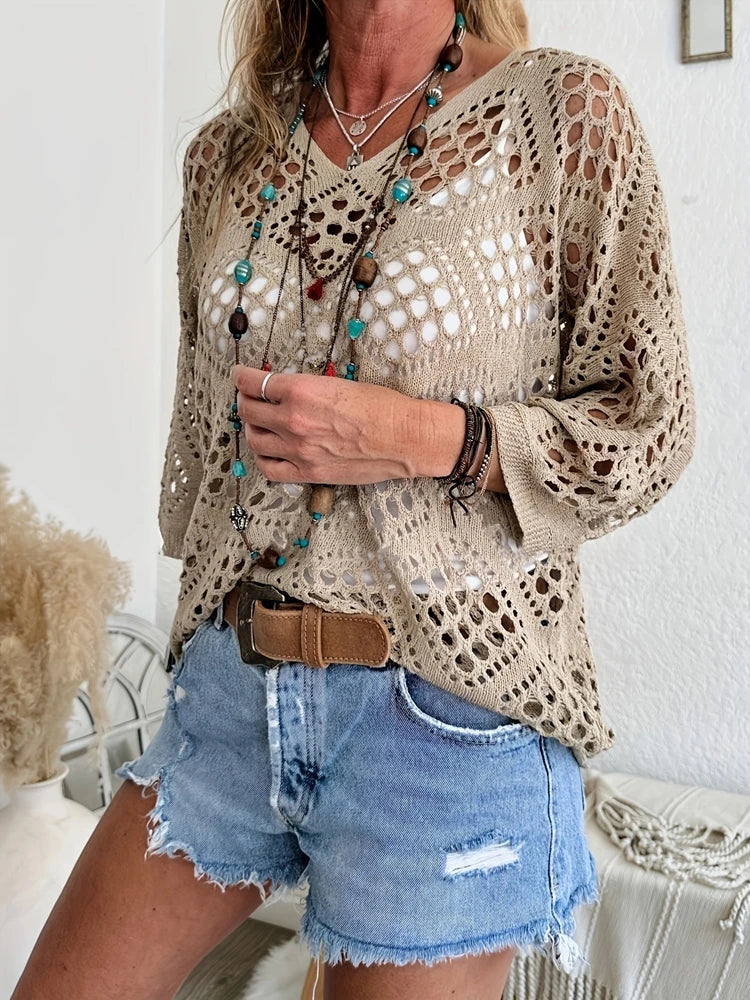 Breezeknit™ Boho Pullover