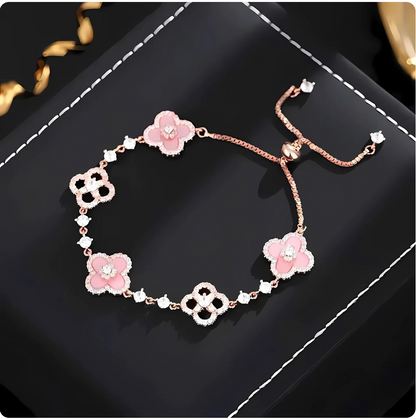 Diamond Clover Bracelet (95% OFF TODAY)