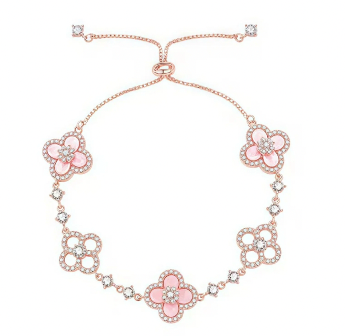 Diamond Clover Bracelet (95% OFF TODAY)