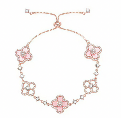 Diamond Clover Bracelet (95% OFF TODAY)