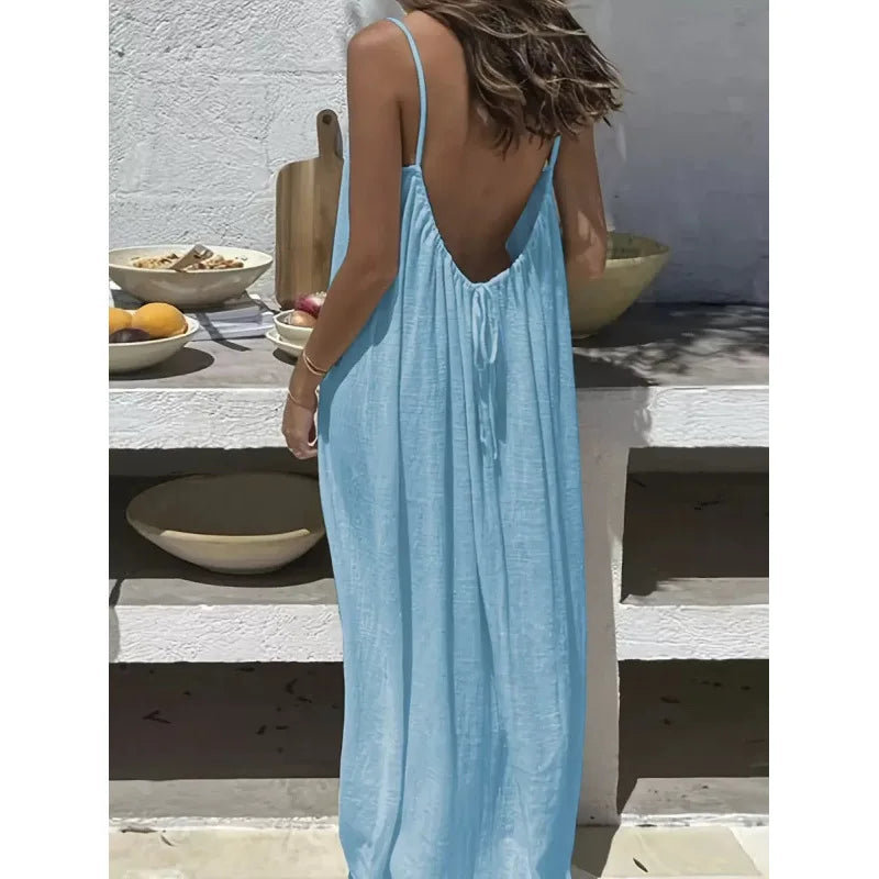 BareBackFlow™ Maxi Dress