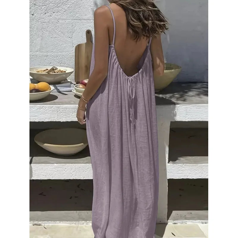 BareBackFlow™ Maxi Dress