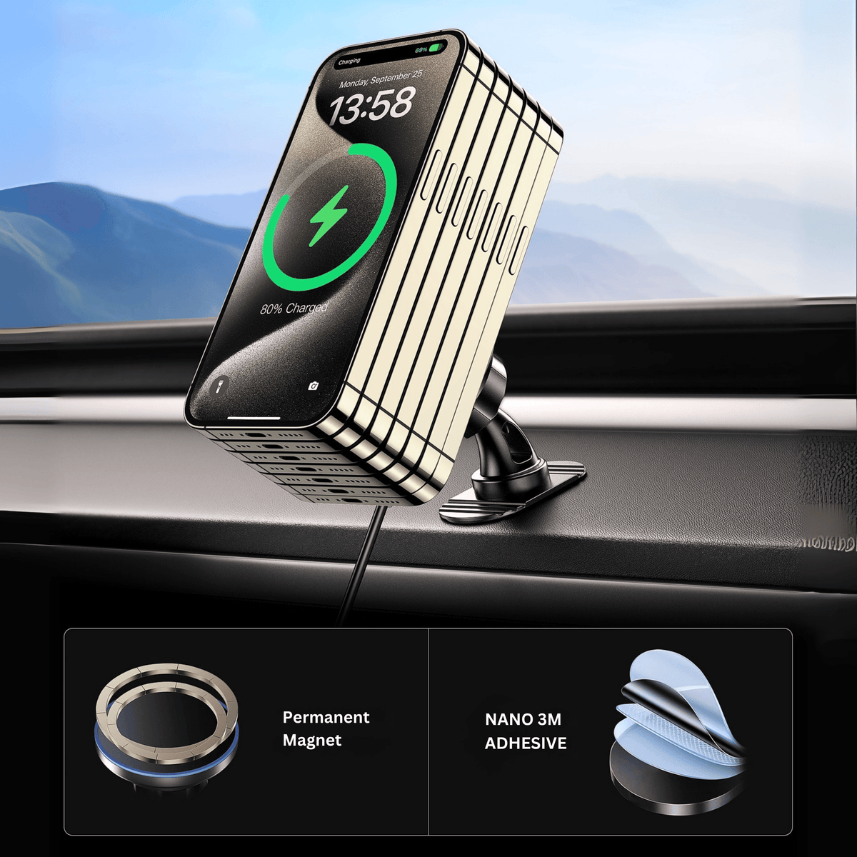 MagGrip Pro Wireless Car Charger