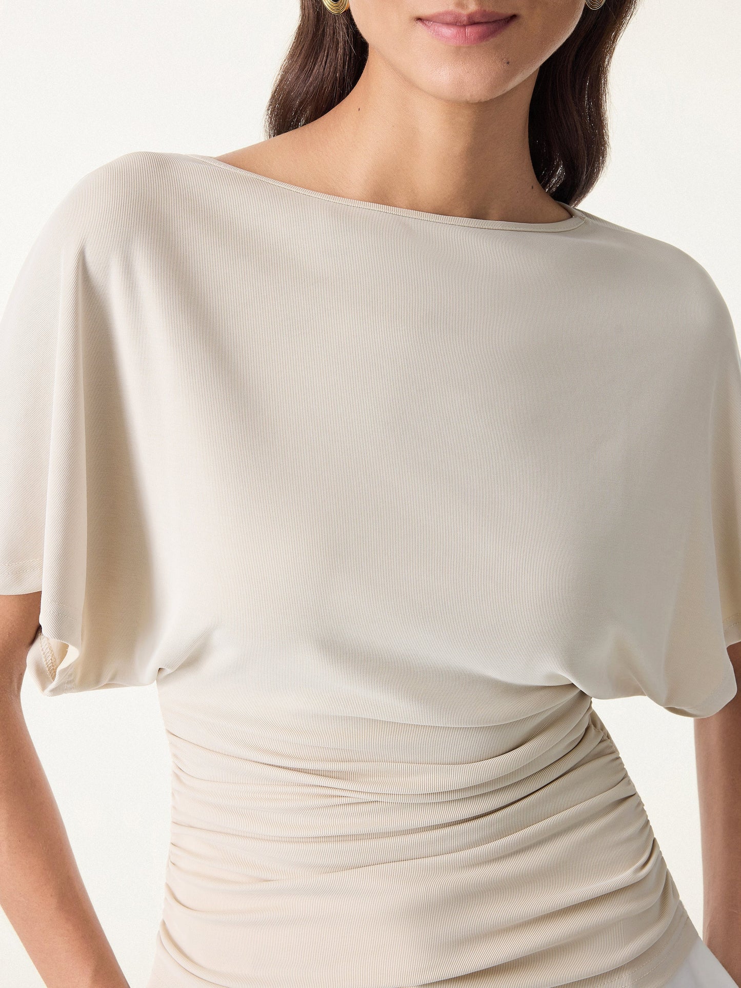 The Sienna Ruched Drape Top