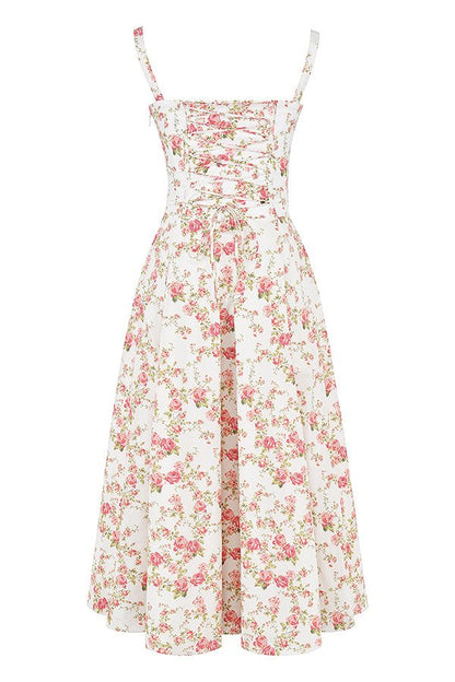 SoftRomance™ Corset Midi Dress