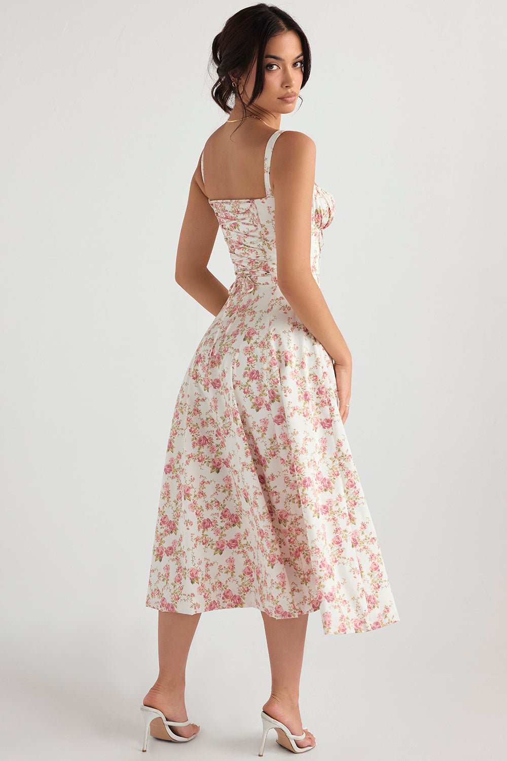SoftRomance™ Corset Midi Dress