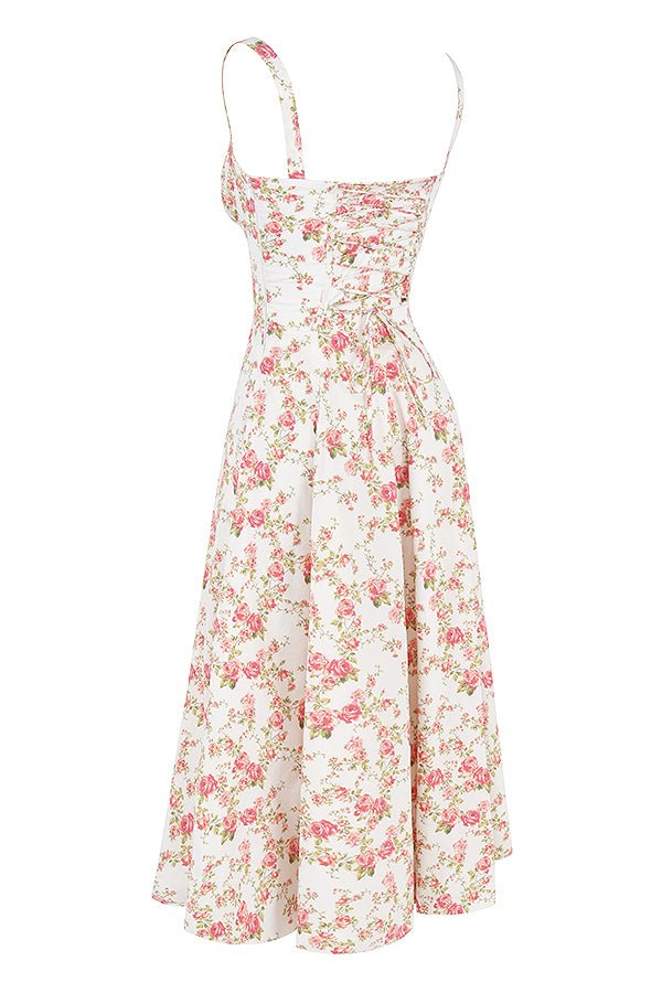 SoftRomance™ Corset Midi Dress