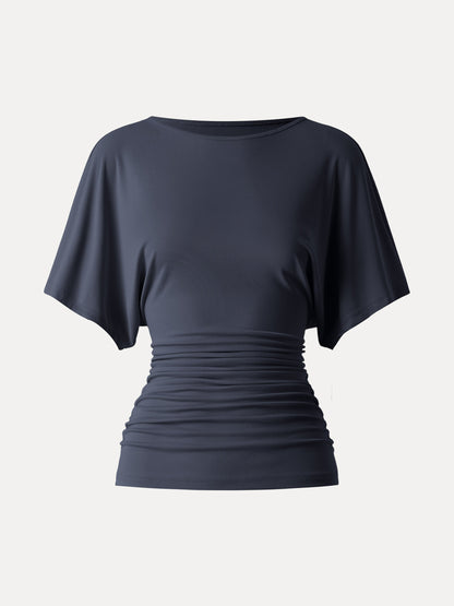 The Sienna Ruched Drape Top