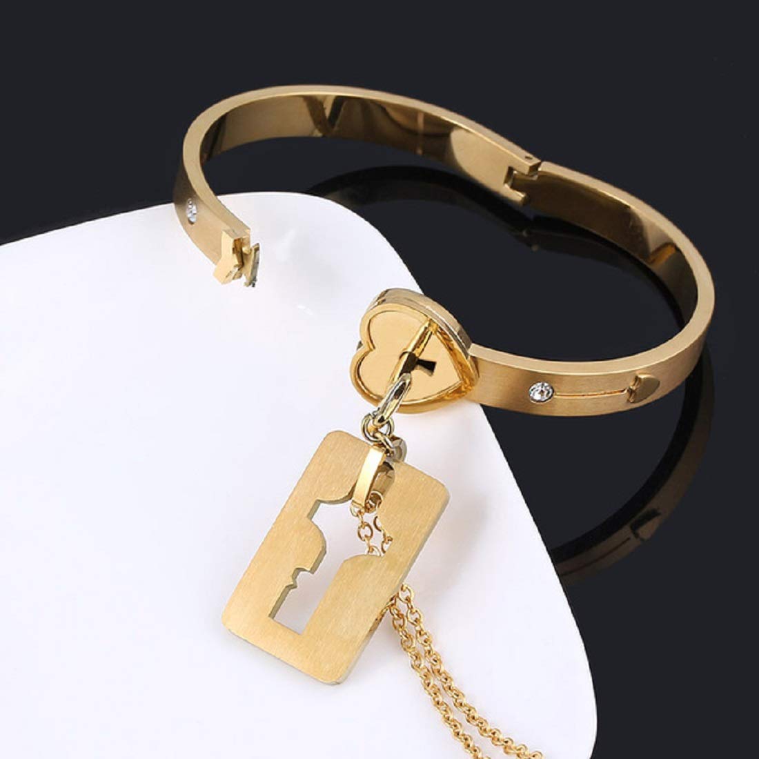 LoveLock™ Bracelet + Necklace Key Set