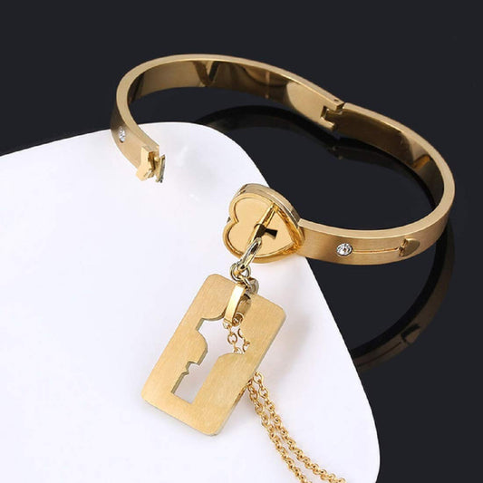 LoveLock™ Bracelet + Necklace Key Set
